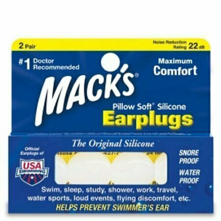 Macks Pillow Soft Silicone Ear Plugs 