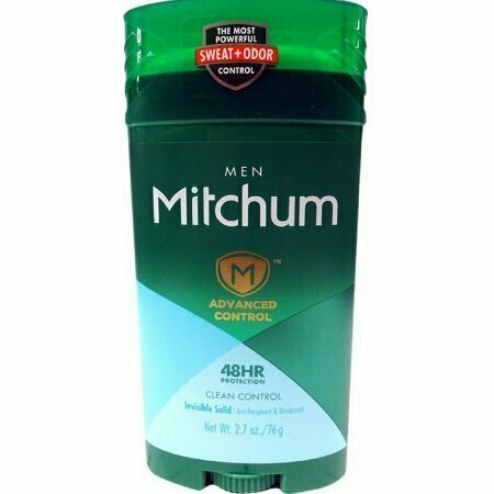 Mitchum Men Advanced Control, Clean Control Invisible Solid 2.7 oz 