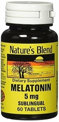 Natures Blend Melatonin 5 mg 60 Tabs 