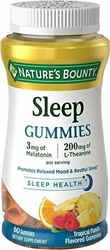 Natures Bounty Sleep Complex 3 mg Melatonin/200 mg L-Theanine, 60 Gummies 