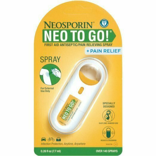 Neosporin Neo to Go! First Aid Antiseptic Spray, 0.26 Fluid Ounce 