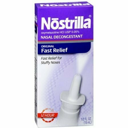 Nostrilla Nasal Decongestant Original Fast Relief 0.50 oz 