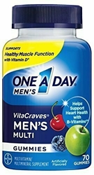 One A Day Mens VitaCraves Multivitamin Gummies, 80 Count 