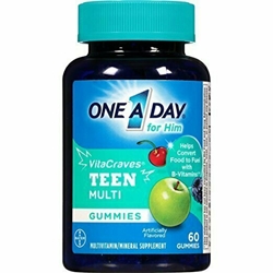 One A Day Vitacraves Teen for Him, 60 Count 