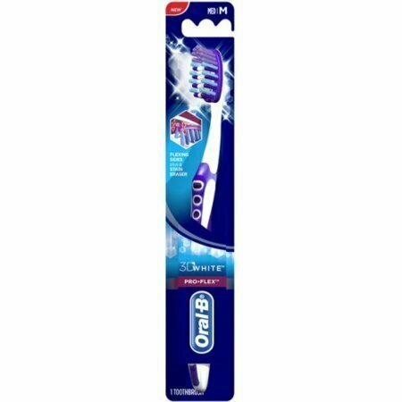 Oral-B 3D White Pro-Flex Toothbrush Medium 1 Each 
