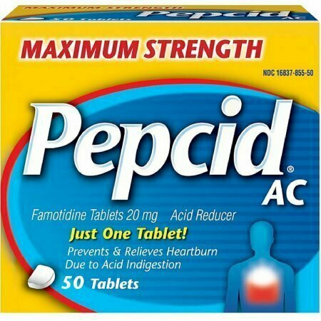 Pepcid AC Tablets Maximum Acid Reducer 50 pack 