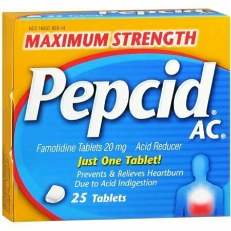 Pepcid AC Tablets Maximum Strength 25 Tablets 