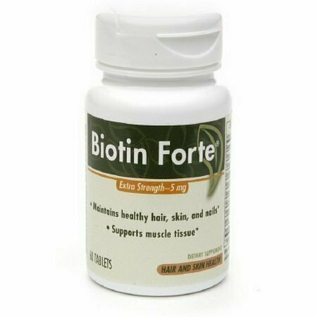 PhytoPharmica Biotin Forte, 5mg, Tablets, 60 ea 