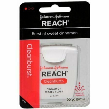 REACH Cleanburst Waxed Floss Cinnamon 55 Yards 