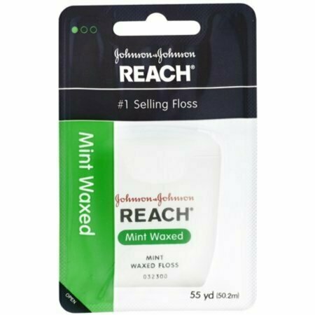 REACH Mint Waxed Floss 55 Yards 