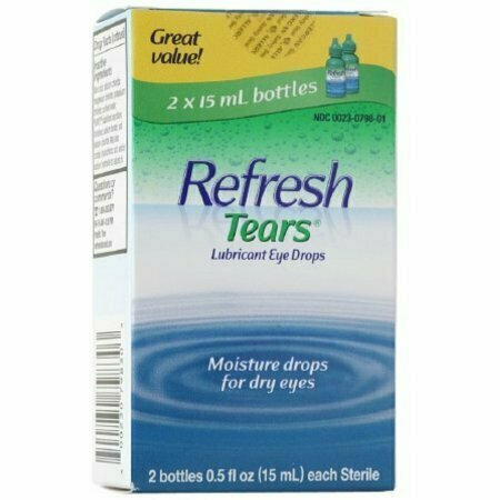 REFRESH TEARS Lubricant Eye Drops 15 ml (2 pack) 