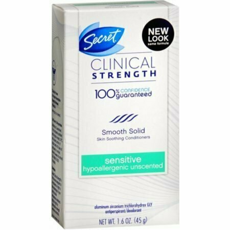 Secret Clinical Strength Anti-Perspirant Deodorant, Sensitive Skin, 1.6 oz 