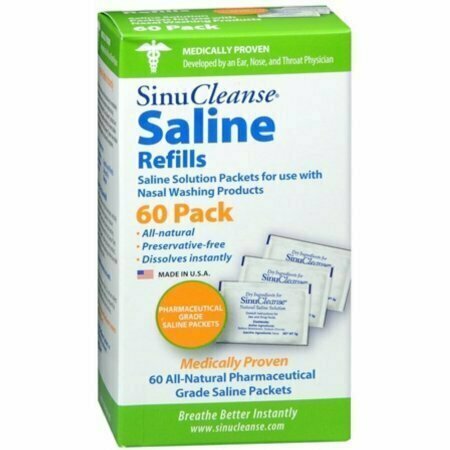 SinuCleanse Saline Refills 60 Packets 