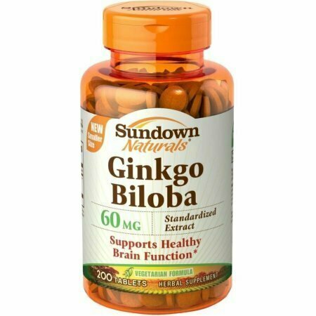 Sundown Ginkgo Biloba, Vegetarian Formula Tablets 200 each 