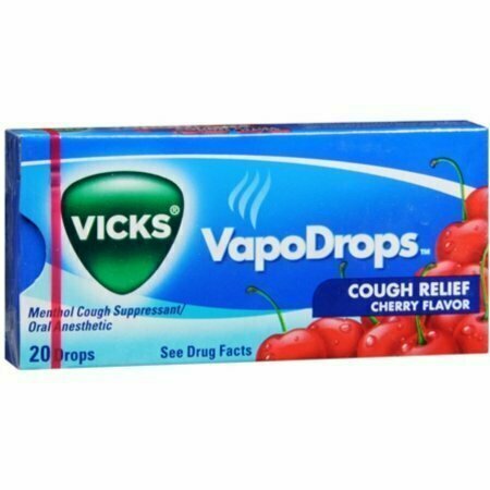 Vicks VapoDrops Cherry Flavor 20 Each 