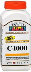 VITAMIN C 1000MG RELEASE TABLET 110CT 