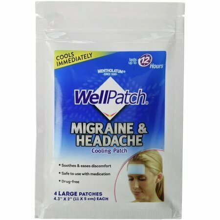 WellPatch Migraine & Headache Cooling Patch 4 each 