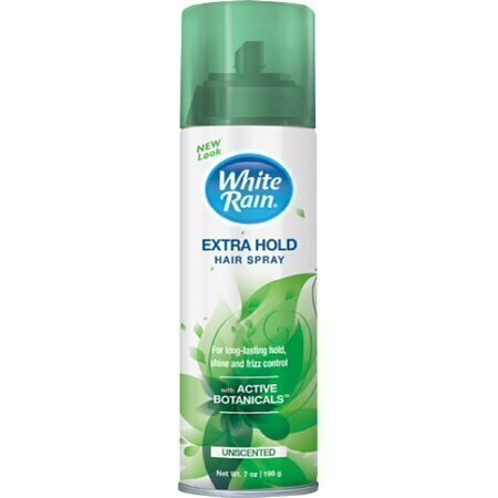 White Rain Aerosol Hairspray Unscented, Extra Hold 7 oz 