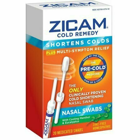 Zicam Cold Remedy Nasal Swabs 20 each 