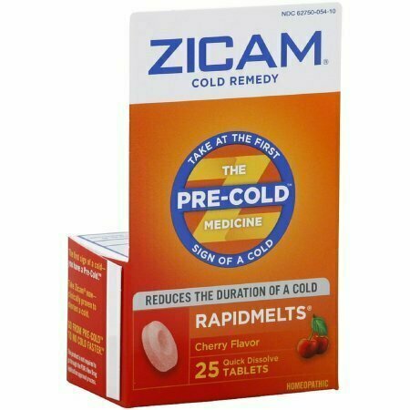Zicam Cold Remedy RapidMelts, Cherry 25 each 