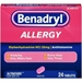 Benadryl Allergy Relief Ultratab Tablets 24 each - 50580022624