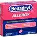 Benadryl Allergy Relief, Ultratab Tablets 48 each - 312547171366