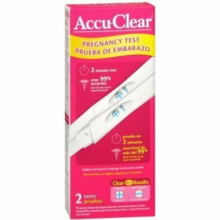 Accu-Clear Early Pregnancy Test Sticks 2 Each 