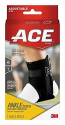 ACE Brand Ankle Brace with Side Stabilizers 