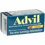 Advil 200 mg Coated Caplets 100 each 