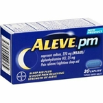 Aleve PM Pain Reliever Nighttime Sleep-Aid Caplets, 20 each 
