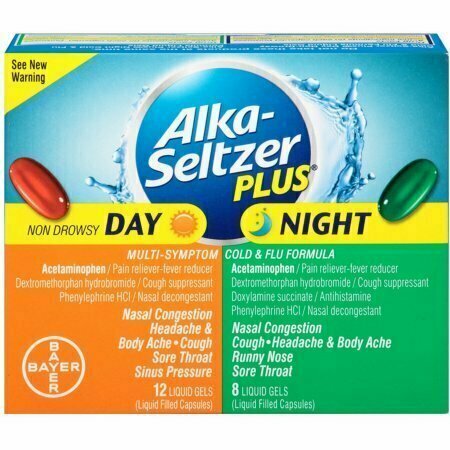 Alka-Seltzer Plus Day & Night Cold Formulas Liquid Gels, 20 each 