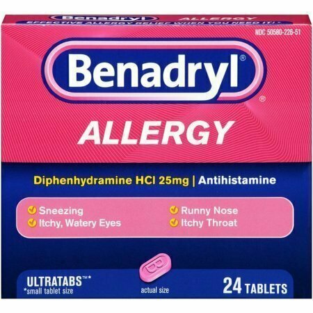 Benadryl Allergy Relief Ultratab Tablets 24 each 