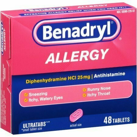 Benadryl Allergy Relief, Ultratab Tablets 48 each 