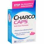CharcoCaps 260 mg 36 Capsules 