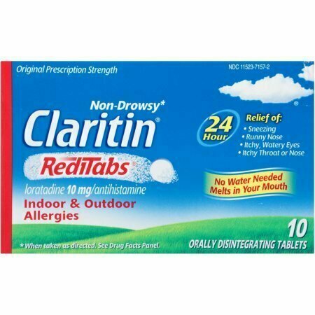 CLARITIN 24 Hour Allergy RediTabs 10 each 