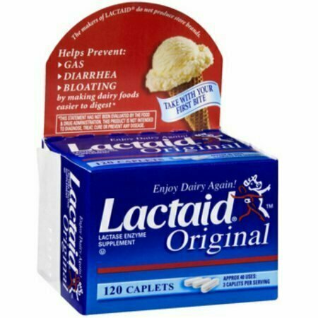 LACTAID Original 120 Caplets 