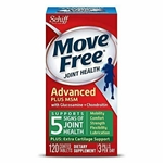 Move Free Advanced Plus MSM, 120 tablets - Joint Health Supplement with Glucosamine and Chondroitin 