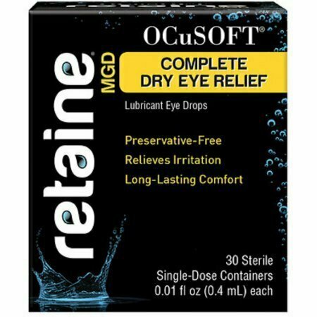 Retaine MGD Ophthalmic Emulsion Single Dose 30 Pack retaine, retaine mgd, retaine eye drops, retaine drops, retaine tears, retaine mgd tears