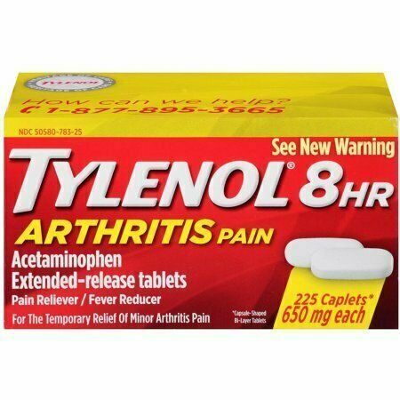 TYLENOL 8 HR Arthritis Pain Extended Release 650 mg Caplets 225 each 