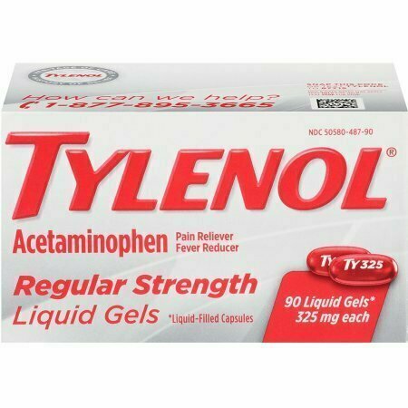 TYLENOL Regular Strength Liquid Gels 90 each 