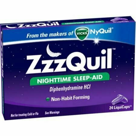 ZzzQuil Nighttime Sleep-Aid, LiquiCaps 24 each 